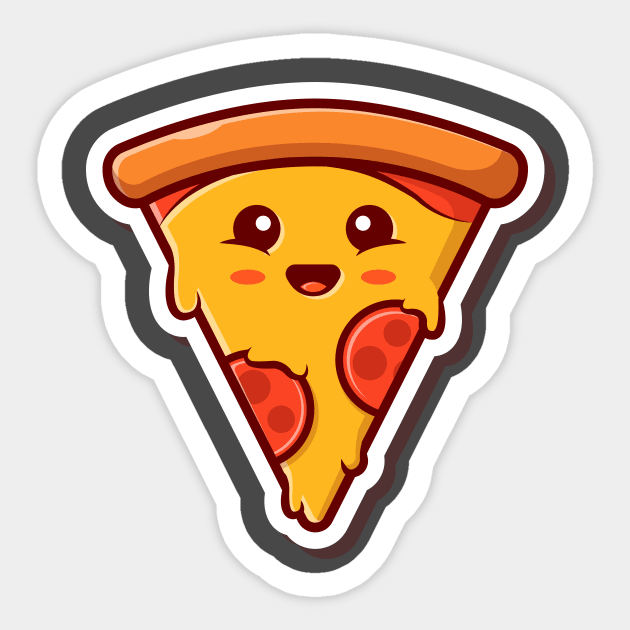 Cute Slice Of Pizza Sticker by Catalyst Labs